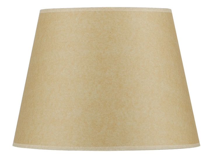 ##Antique Hardware## 9.5 Inch Tall Round Hardback Fabric Shade