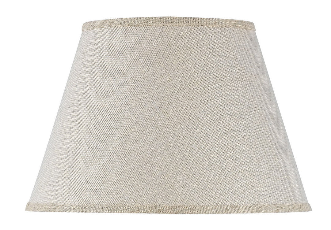 ##Antique Hardware## 10 Inch Tall Hardback Burlap Shade
