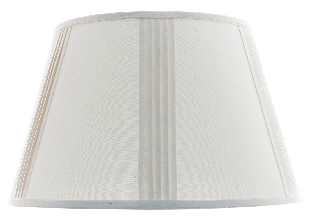 ##Antique Hardware## 11 Inch Tall Fine Side Pleated Linen Shade