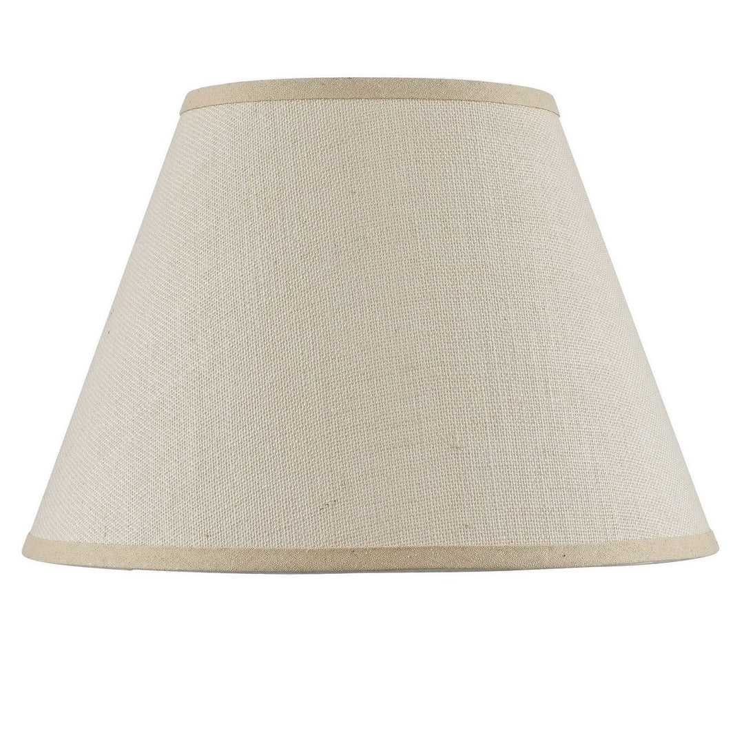 ##Antique Hardware## 11.5 Inch Tall Hardback Fine Burlap Shade