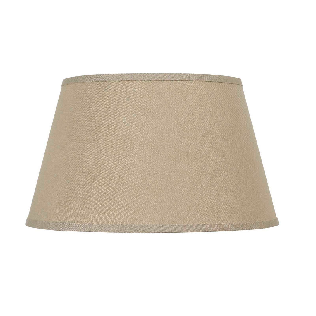 ##Antique Hardware## 10 Inch Tall Round Hardback Linen Shade
