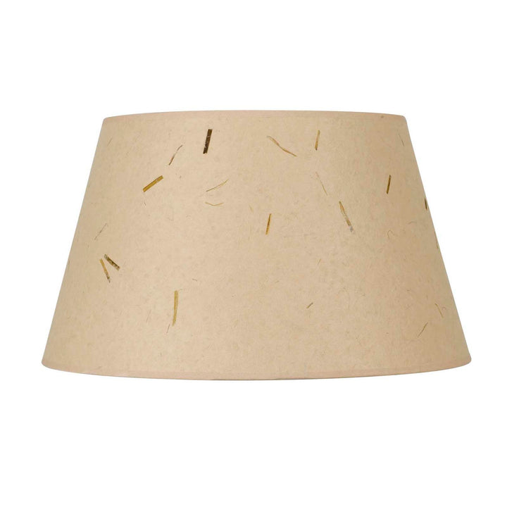 ##Antique Hardware## 15 Inch Tall Round Hardback Rice Paper Shade