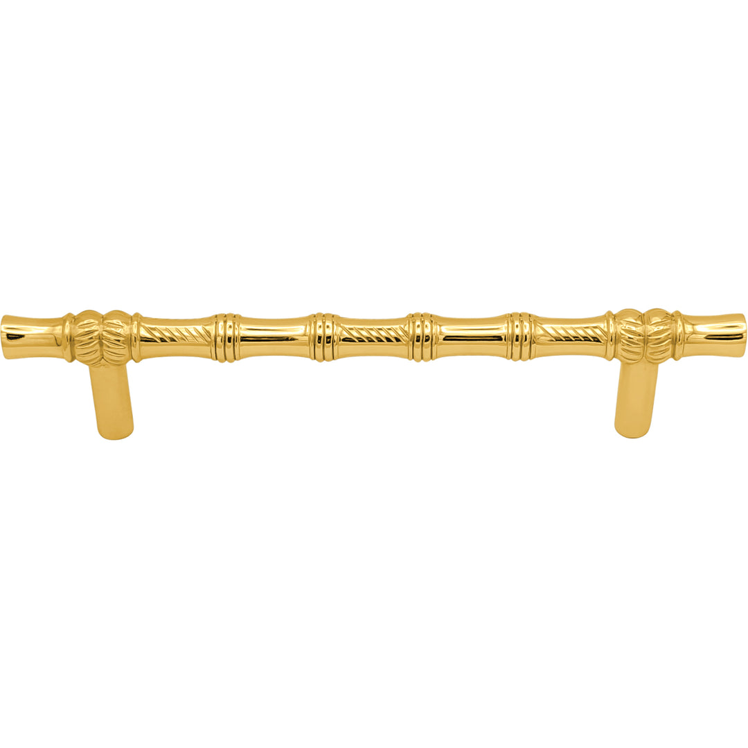 6 Inch Overall (4 1/2 Inch c-c) Japanese Bamboo Pull (Several Finishes Available)