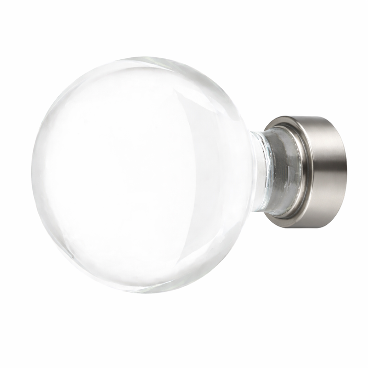 1 Inch Crystal Glass Bristol Cabinet & Furniture Knob
