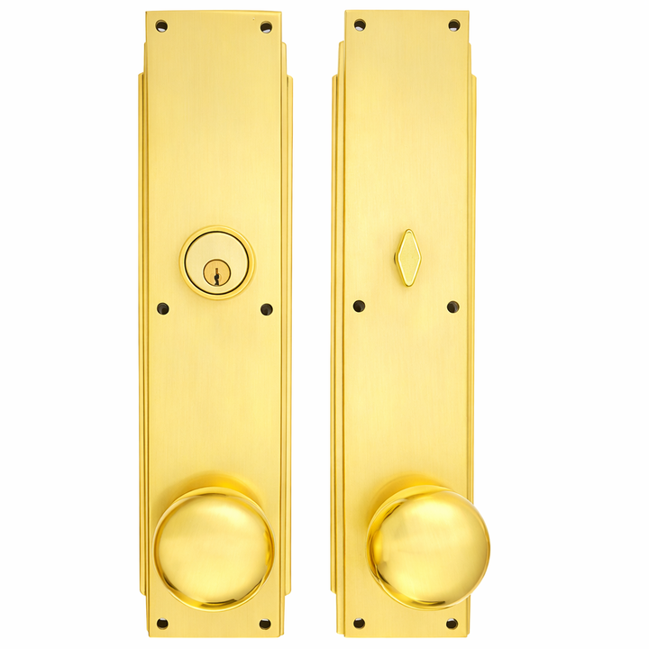 ##Antique Hardware## Skyscraper Single Door Entryway Set (Several Knob & Finish Options Available)