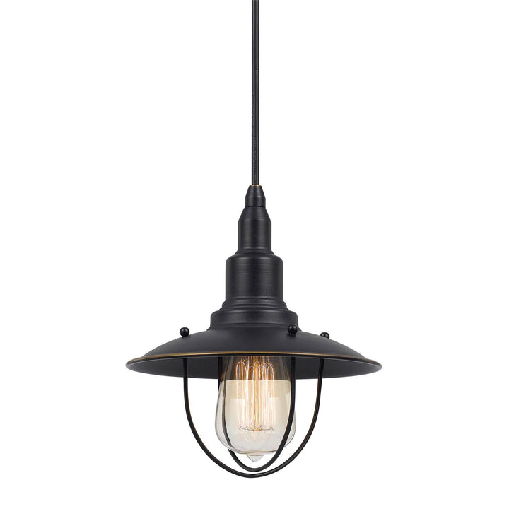 ##Antique Hardware## 60W ALLENTOWN METAL PENDANT