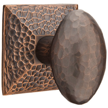 Antique Hardware Hammered Egg Knob With Hammered Rosette (Several Finish Options) EMTEK DOOR KNOB