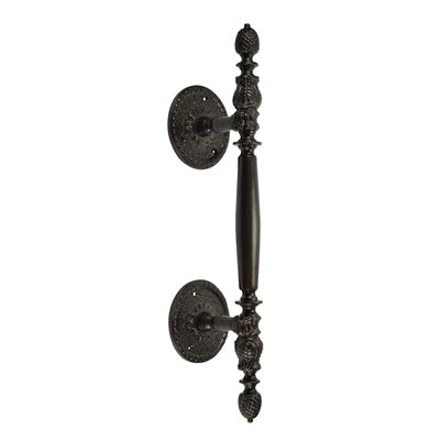 13 Inch Large Solid Brass Heavy Duty Door Pull (Antique Brass Finish)