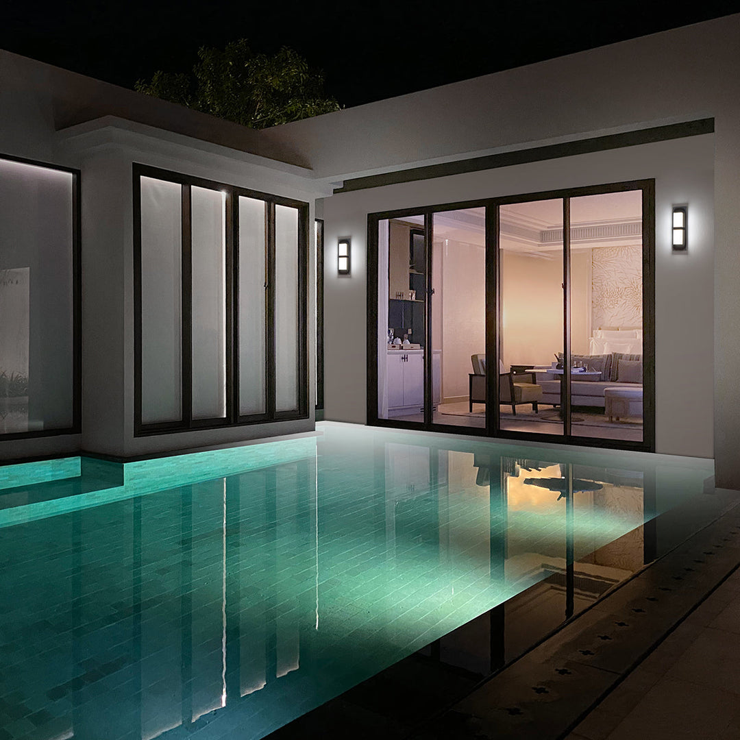 ##Antique Hardware## Bandeau LED 3-CCT Indoor and Outdoor Wall Light