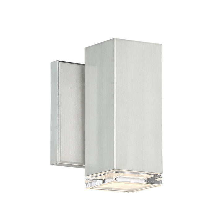 ##Antique Hardware## Block LED Indoor and Outdoor Wall Light