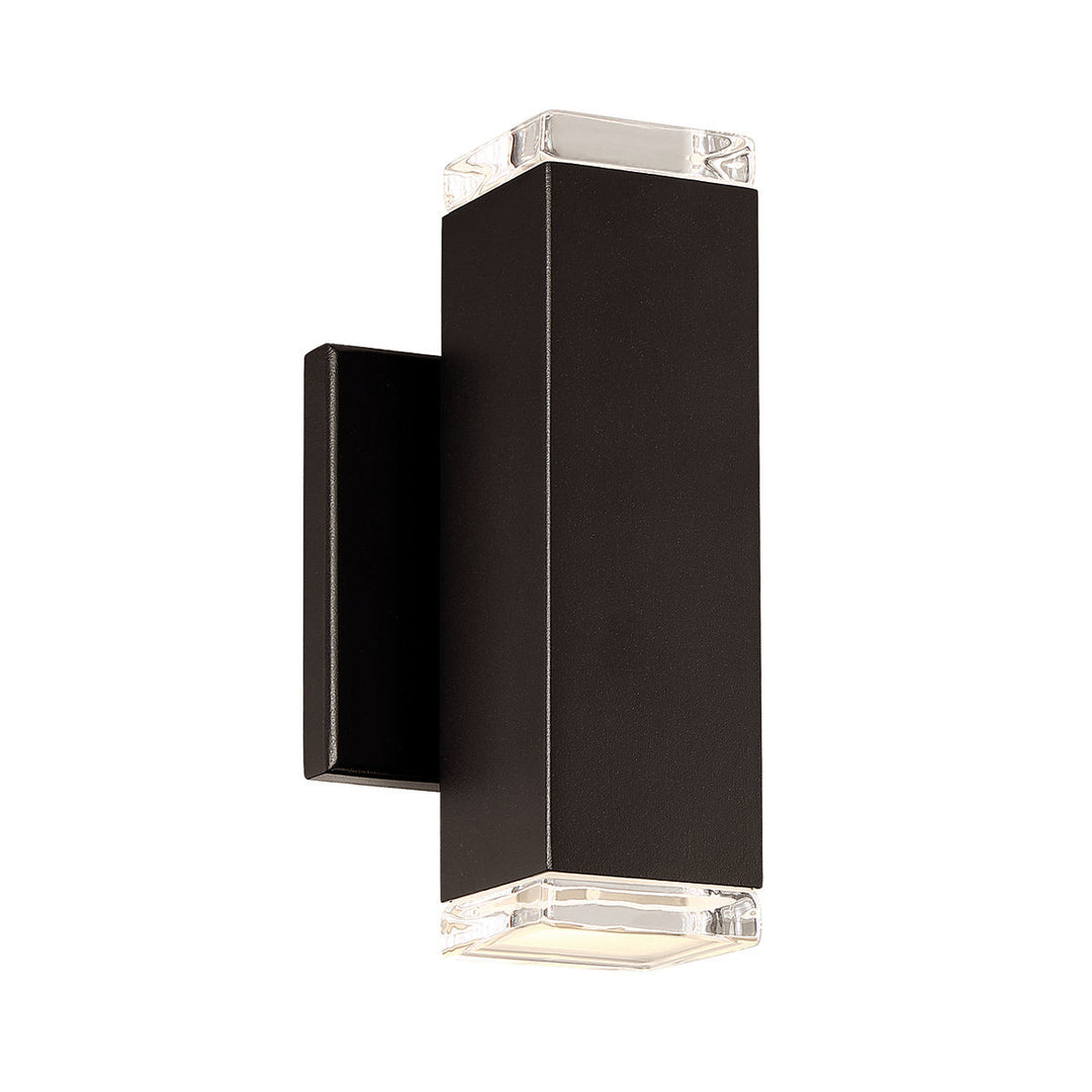##Antique Hardware## Block LED Indoor and Outdoor Wall Light