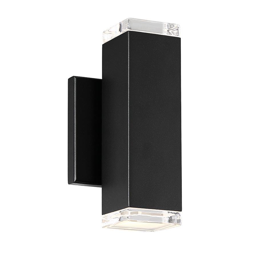 ##Antique Hardware## Block LED Indoor and Outdoor Wall Light