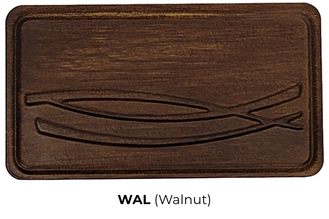 ##Antique Hardware## 12 Inch down Rod Walnut