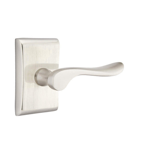 ##Antique Hardware## Emtek Solid Brass Luzern Lever With Neos Rosette (Several Finish Options)