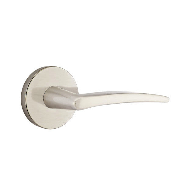 Antique Hardware Emtek Solid Brass Poseidon Lever With Disk Rosette (Several Finish Options) EMTEK LEVER DOOR KNOB