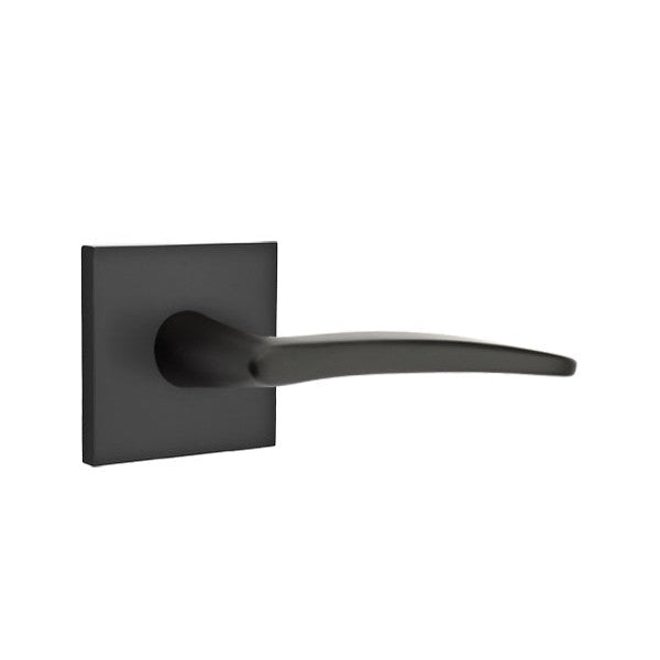 ##Antique Hardware## Emtek Solid Brass Poseidon Lever With Square Rosette (Several Finish Options)