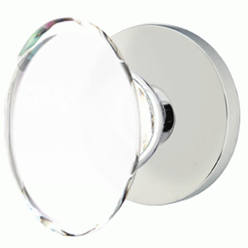##Antique Hardware## Crystal Hampton Door Knob Set With Disk Rosette (Several Finish Options)