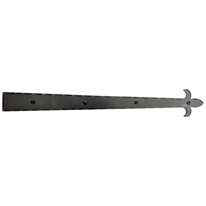20 Inch Iron Art Fleur De Lis Dummy Strap