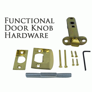 ##Antique Hardware## Eastlake Rosette Door Set with White Porcelain Door Knobs (Several Finishes Available)