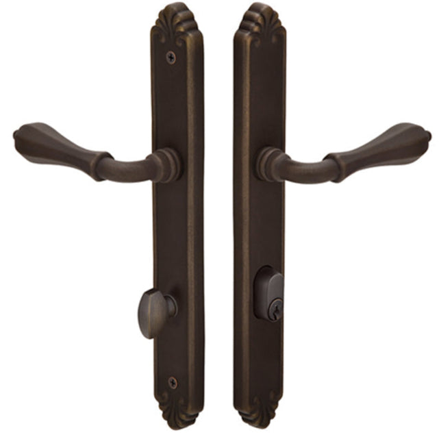 ##Antique Hardware## Brass Tuscany Bronze Multi-Point Handleset with Octagon Lever (Several Finishes Available)