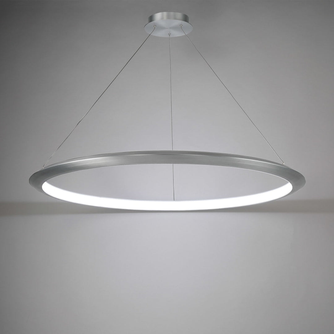 ##Antique Hardware## The Ring 48" Wide LED Suspended Ring Chandelier