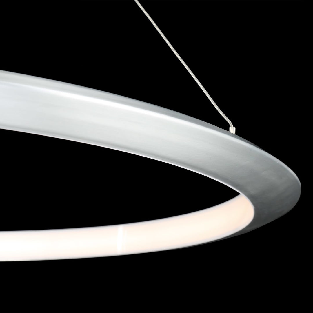 ##Antique Hardware## The Ring 48" Wide LED Suspended Ring Chandelier