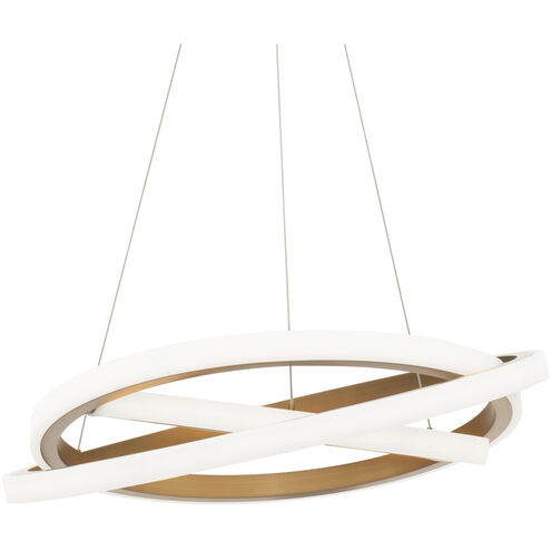 ##Antique Hardware## Veloce 1 Light 26 inch Aged Brass Pendant Ceiling Light