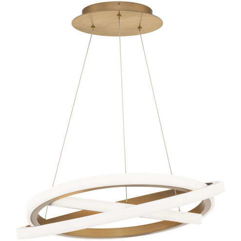 ##Antique Hardware## Veloce 1 Light 26 inch Aged Brass Pendant Ceiling Light