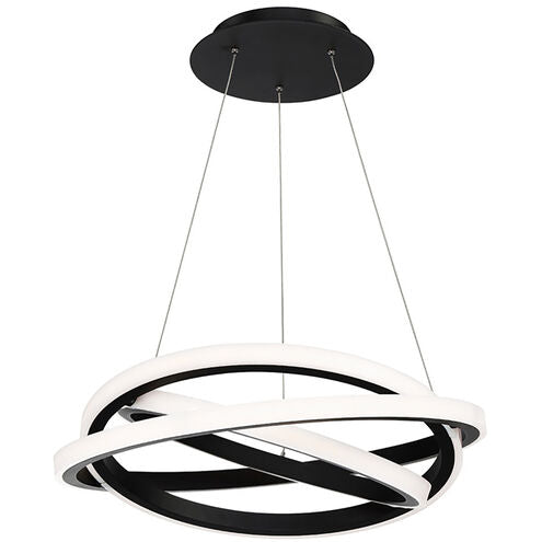 ##Antique Hardware## Veloce LED Titanium Chandelier Ceiling Light 48in