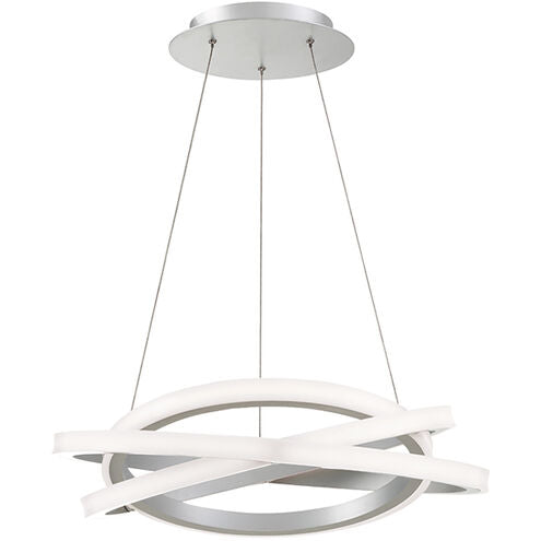 ##Antique Hardware## Veloce LED Titanium Chandelier Ceiling Light 26in