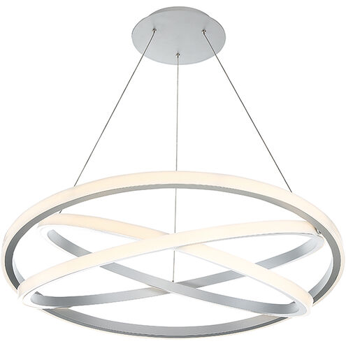 ##Antique Hardware## Veloce LED 38 inch Titanium Chandelier Ceiling Light 38in