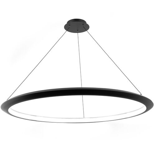 ##Antique Hardware## The Ring LED 48 inch Chandelier Ceiling Light in 3000K 48in Black