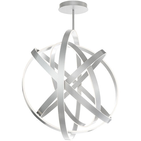 ##Antique Hardware## Kinetic LED Titanium Chandelier Ceiling Light 60in