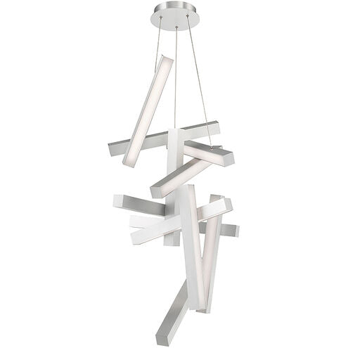 ##Antique Hardware## Chaos Chandelier Ceiling Light in 12 49in LED 23 inch Brushed Aluminum