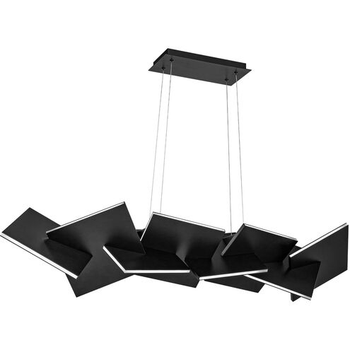 ##Antique Hardware## Konstruct LED 11 inch Black Chandelier Ceiling Light