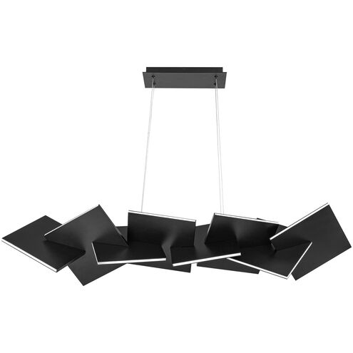 ##Antique Hardware## Konstruct LED 11 inch Black Chandelier Ceiling Light