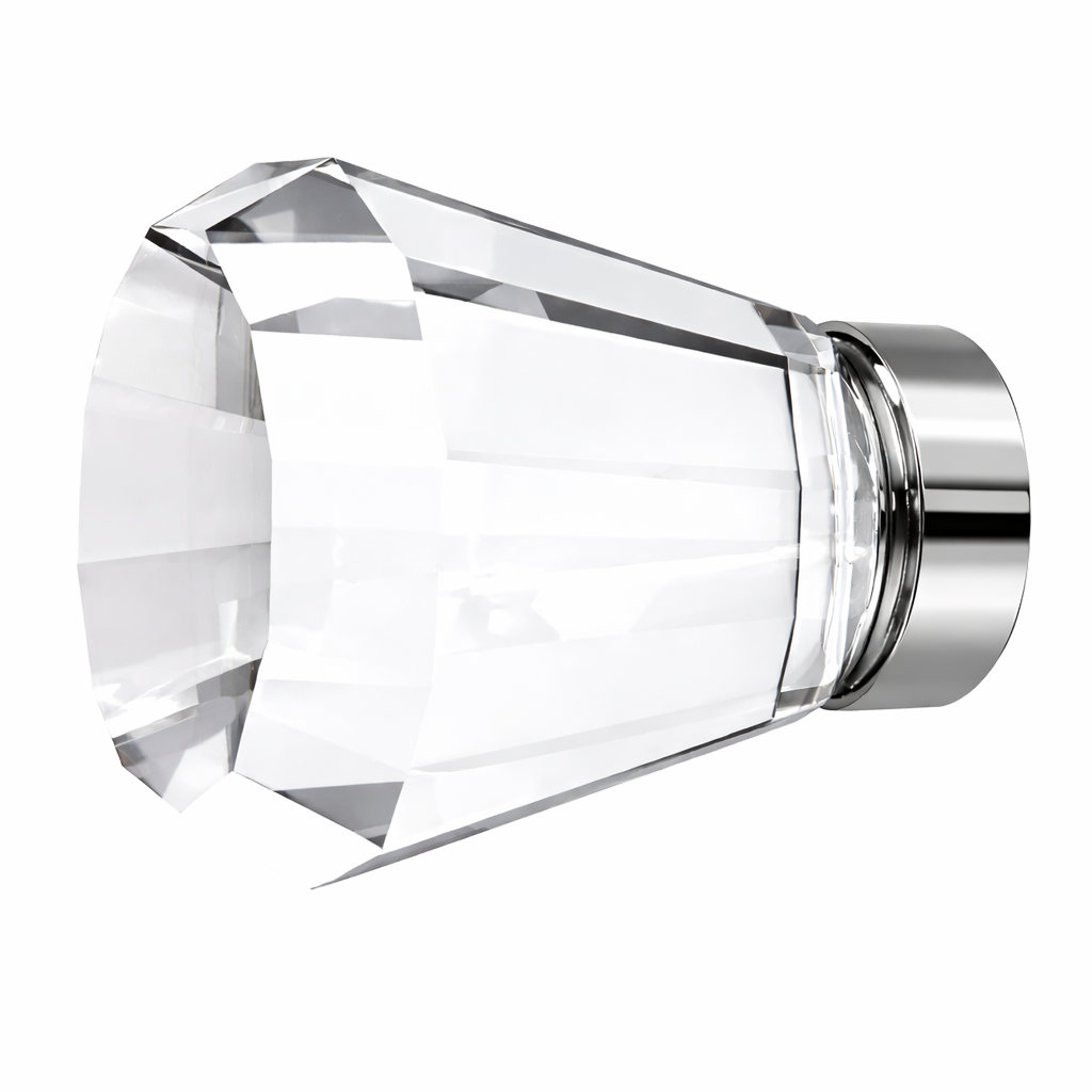 1 3/4 Inch Crystal Glass Brookmont Cabinet & Furniture Knob