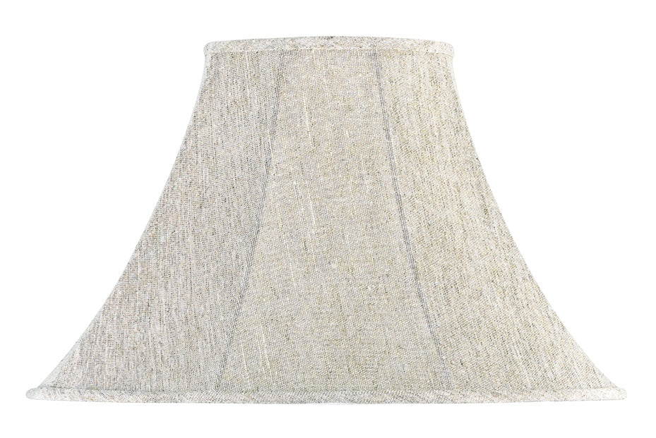 ##Antique Hardware## NATURAL LINEN BELL SHAPE SHADE