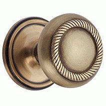 Traditional™ Rosette Door Set with Georgian Roped Door Knobs (Several Finishes Available)