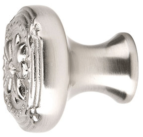Antique Hardware Emtek 1 3/4 Inch Solid Brass Ribbon & Reed Cabinet & Furniture Knob CABINET KNOB