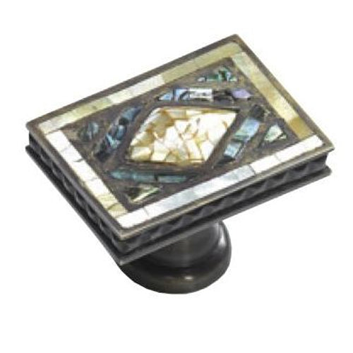##Antique Hardware## 1 7/8 Inch Avalon Bay Symphony Rectangular Cabinet & Furniture Knob
