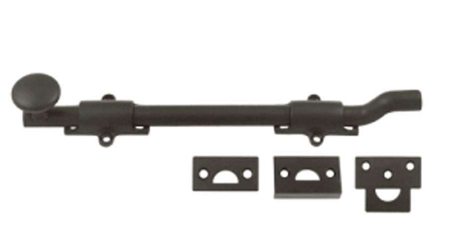 ##Antique Hardware## 12 Inch Deltana Offset Heavy Duty Surface Bolt