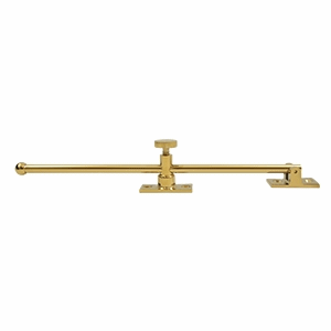 Antique Hardware 12 Inch Solid Brass Heavy Duty Casement Stay Adjuster WINDOW STAY