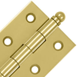 Antique Hardware 2 1/2 Inch x 1 11/16 Inch Solid Brass Cabinet Hinges CABINET HINGE