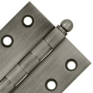 Antique Hardware 2 Inch x 2 Inch Solid Brass Cabinet Hinges CABINET HINGE