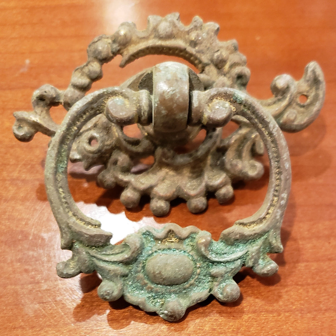 Antique Hardware 2 3/4 Inch Wide Ring Pull (Original, Antique) Cabinet Knobs & Handles