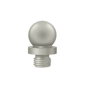 ##Antique Hardware## 9/16 Inch Solid Brass Ball Tip Door Finial