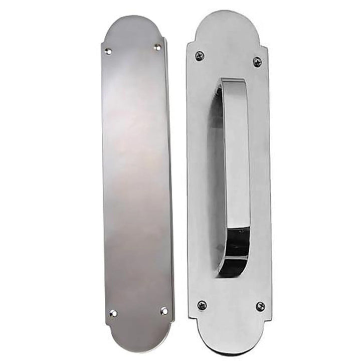 ##Antique Hardware## 12 Inch Traditional Style Door Push and Pull Plate Set (Several Finishes Available)