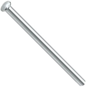 ##Antique Hardware## 3 1/2 Inch x 3 1/2 Inch Residential Steel Hinge Pin