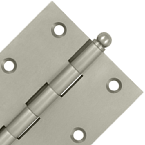 ##Antique Hardware## 3 Inch x 2 1/2 Inch Solid Brass Cabinet Hinges